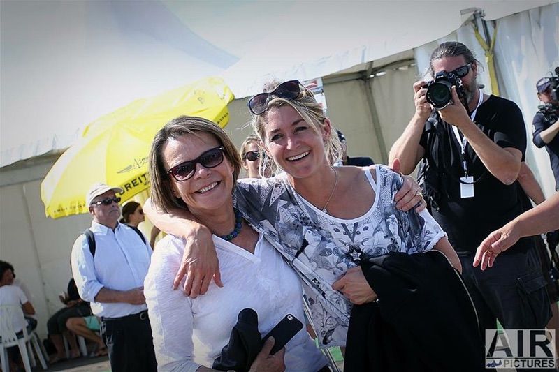 Avec Aude Lemordant, Méribel 2016